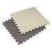 Мат-пазл  Hop-Sport HS-A010PM-4 EVA 1cm 4 части beige-brown - фото №2